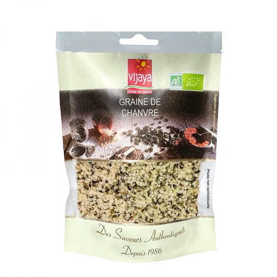 Graines de chanvre françaises décortiquées bio 250g