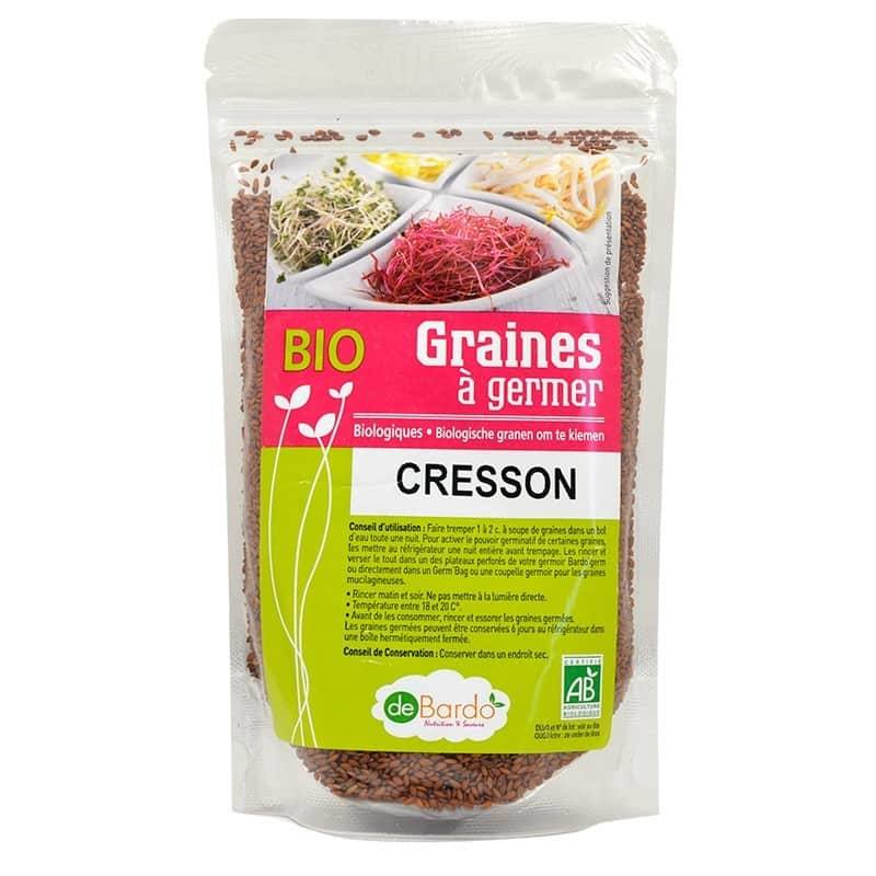 Graine cresson germées bio, graines à germer 🍏