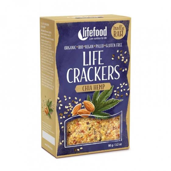 Crackers crus Chanvre chia