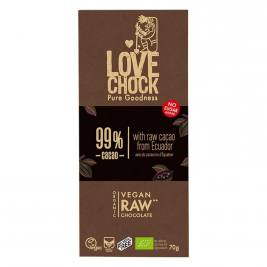 Lovechock tablette 99% cacao 70g