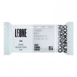 Barre Leone figues noix fleur de sel bio 50g