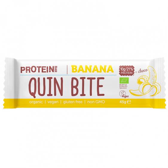 Quin Bite protéinée banane bio 45g